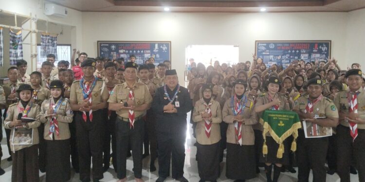 120 Peserta Peran Saka Cabang Dilepas Ketua Kwarcab Kota Tangerang