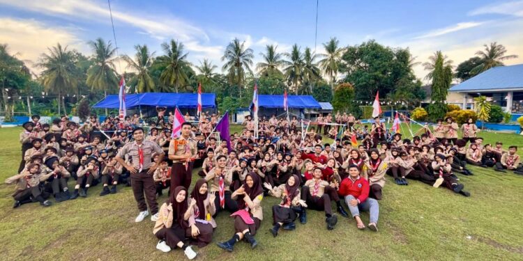 ​Sukses, Perjusa Gudep 03.081-03.082 UPT SMPN 2 Awangpone: Padukan Skill Kepramukaan, Digital dan Wawasan Kebangsaan