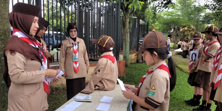 Ratusan Pramuka Siaga Kwarran Purwokerto Selatan Ikuti Pesta Siaga