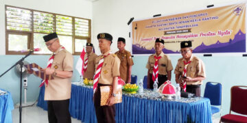 Pengurus Kwarran Tanambulava Masa Bakti 2025-2028 Resmi Dilantik