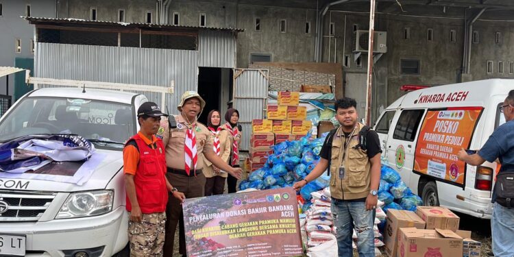 Pramuka Peduli Kwarda Aceh turun langsung ke Bireun