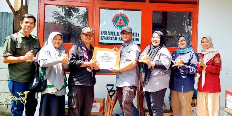 Kwarda Sumbar Dukung Pramuka Peduli Kota Solok, Lengkapi Kebutuhan Operasional Penanggulangan Bencana