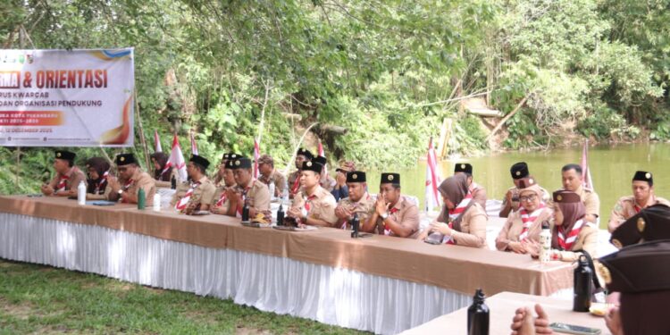 Kwarcab Pekanbaru Gelar Rapat Paripurna dan Orientasi Pengurus di Alam Terbuka
