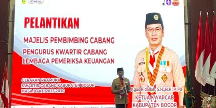 Targetkan 50.000 Pramuka Garuda, Kak Agus Ridhallah Pimpin Kwarcab Pramuka Kabupaten Bogor
