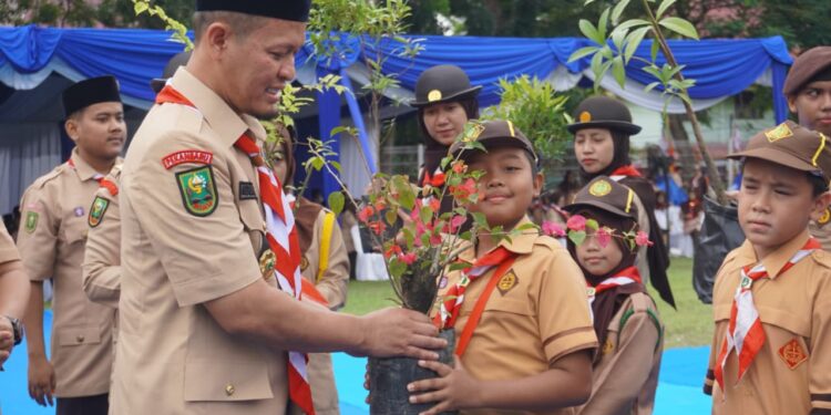 Pelantikan Pengurus Pramuka Pekanbaru 2025–2030 Berlangsung Meriah, 3.500 Peserta Hadir