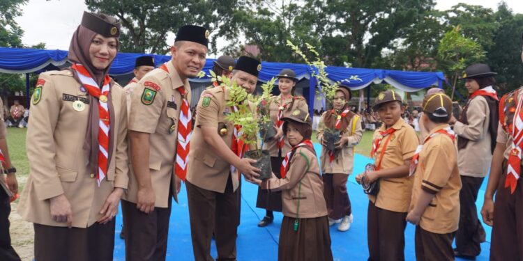 Pelantikan Pengurus Pramuka Pekanbaru 2025–2030 Berlangsung Meriah, 3.500 Peserta Hadir
