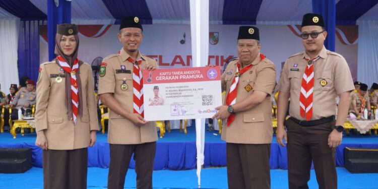 Pelantikan Pengurus Pramuka Pekanbaru 2025–2030 Berlangsung Meriah, 3.500 Peserta Hadir