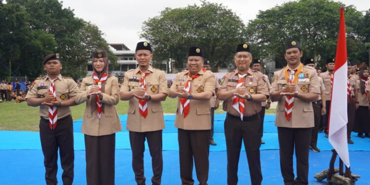 Pelantikan Pengurus Pramuka Pekanbaru 2025–2030 Berlangsung Meriah, 3.500 Peserta Hadir