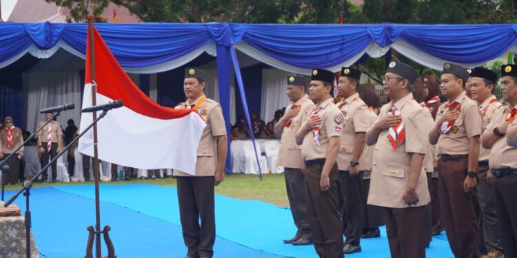 Pelantikan Pengurus Pramuka Pekanbaru 2025–2030 Berlangsung Meriah, 3.500 Peserta Hadir