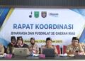 Rakor Binawasa–Pusdiklat se-Riau Perkuat Sinergi Pembinaan Anggota Dewasa Pramuka