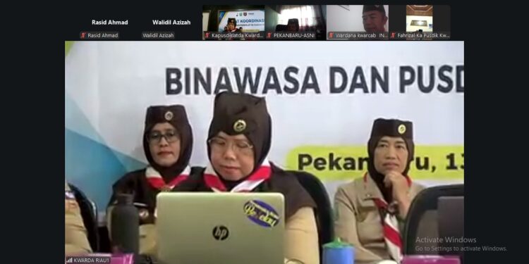 Rakor Binawasa–Pusdiklat se-Riau Perkuat Sinergi Pembinaan Anggota Dewasa Pramuka