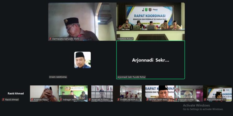 Rakor Binawasa–Pusdiklat se-Riau Perkuat Sinergi Pembinaan Anggota Dewasa Pramuka