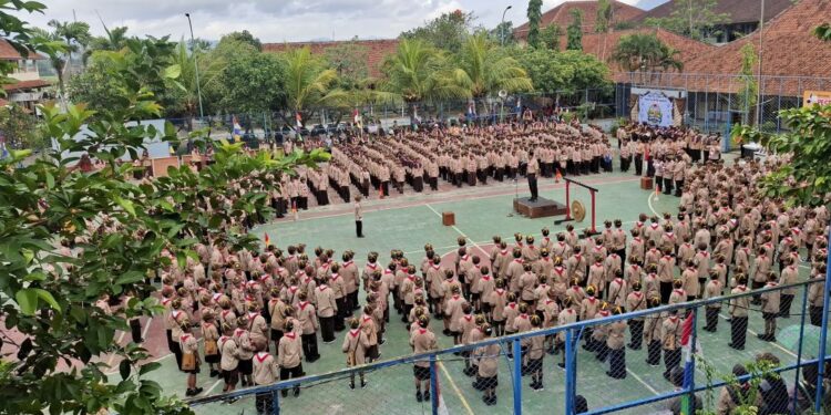 Ratusan Pramuka Siaga Kwarran Wangon, Ikuti Pesta Siaga Ranting