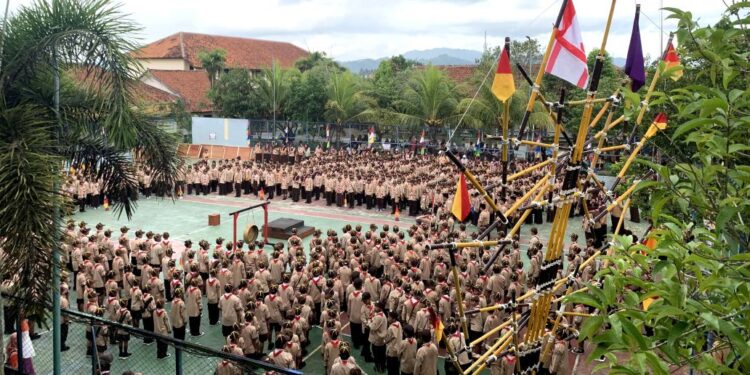 Ratusan Pramuka Siaga Kwarran Wangon, Ikuti Pesta Siaga Ranting