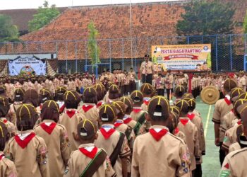 Ratusan Pramuka Siaga Kwarran Wangon, Ikuti Pesta Siaga Ranting