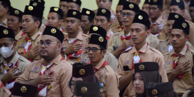 Wabup Lintarti Kukuhkan 758 Pembina dan Pelatih Pramuka Kwarcab Banyumas