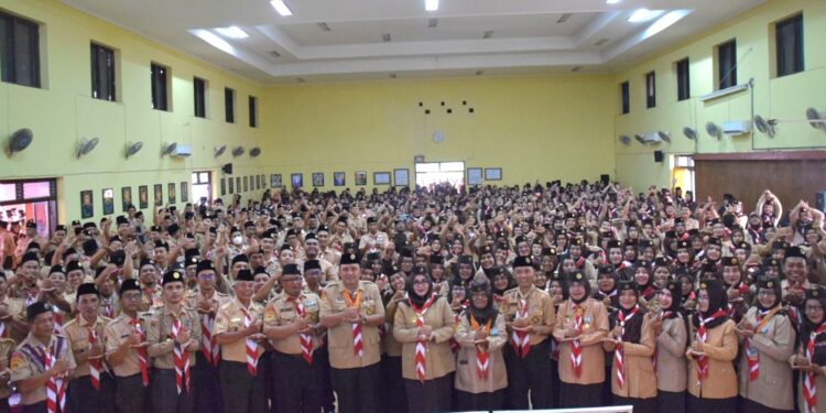 Wabup Lintarti Kukuhkan 758 Pembina dan Pelatih Pramuka Kwarcab Banyumas