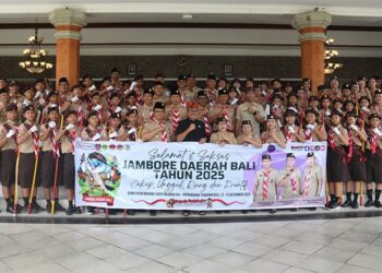 Sekda Buleleng Lepas Kontingen Jambore Daerah Bali, Libatkan 40 Pramuka Penggalang