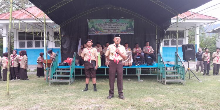 Ratusan Pramuka Penggalang Ikuti Lomba Kreatifitas Pramuka Penggalang (LKP2) Kwaran Dolo Tahun 2025