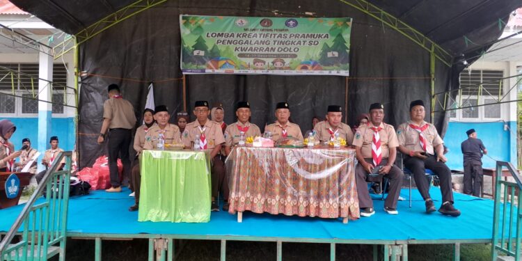 Ratusan Pramuka Penggalang Ikuti Lomba Kreatifitas Pramuka Penggalang (LKP2) Kwaran Dolo Tahun 2025