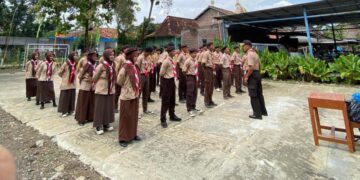 Ambalan Ali Bin Abi Tholib & Fatimah Az-Zahra SMK Nurul Huda Tegowanu Gelar Penerimaan Tamu Ambalan 