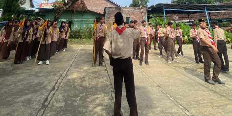 Ambalan Ali Bin Abi Tholib & Fatimah Az-Zahra SMK Nurul Huda Tegowanu Gelar Penerimaan Tamu Ambalan