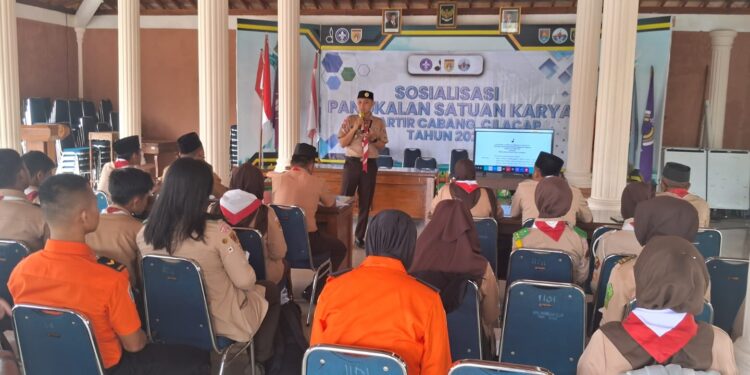 Pamong Satuan Karya Di Wilayah Kabupaten Cilacap Ikuti Pembinaan Di Sanggar Pramuka Kwarcab Cilacap