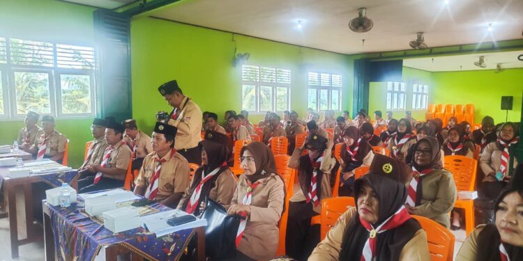 Pramuka Cilacap Adakan Anjangsana Ke Kwartir Ranting Sampang Dalam Rangka Pembinaan Organisasi Kepramukaan