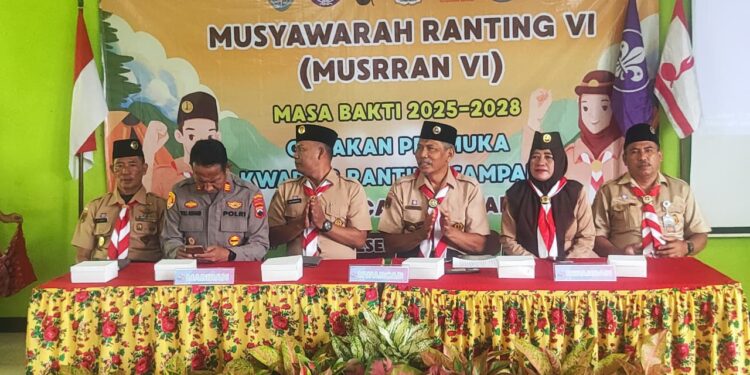 Pramuka Cilacap Adakan Anjangsana Ke Kwartir Ranting Sampang Dalam Rangka Pembinaan Organisasi Kepramukaan