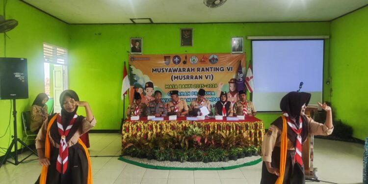 Pramuka Cilacap Adakan Anjangsana Ke Kwartir Ranting Sampang Dalam Rangka Pembinaan Organisasi Kepramukaan