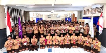 Estafet Kepemimpinan: Kamabigus SMK Farmasi Saraswati 3 Denpasar Lantik Pengurus Dewan Ambalan Pattimura dan Martha Christina Tiahahu 2025/2026