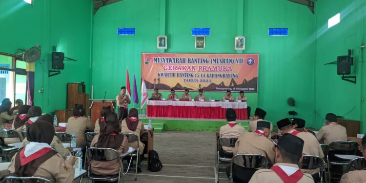 Musyawarah Ranting Pramuka Karangrayung, Prioritaskan Pembinaan Anggota Muda Dan Dewasa