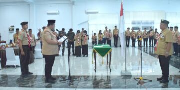 Ketua Kwarda Pramuka Sumut Lantik Bupati Asahan sebagai Ketua Mabicab Gerakan Pramuka Kabupaten Asahan