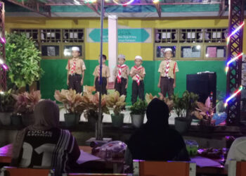 Malam Pentas Seni Meriahkan Kegiatan Persami Gudep 04.059–04.060 MI Arrahman Pajekko