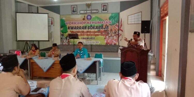 Kwarran Sokaraja Gelar Workshop Kehumasan Upaya Bangun Citra Digital Gugus Depan