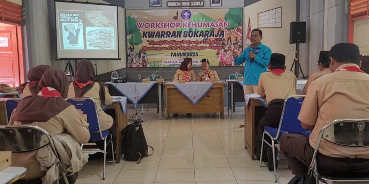 Kwarran Sokaraja Gelar Workshop Kehumasan Upaya Bangun Citra Digital Gugus Depan