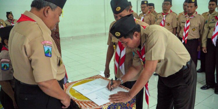 Ka Mabiran dan Pengurus Kwarran Sedati Masa Bakti 2025–2028 Dilantik, Siap Untuk Mengabdi dan Menginspirasi Tanpa Henti