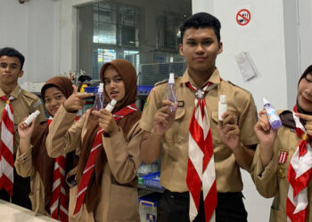 SAKA POM Aceh Bergerak: Hadirkan Antiseptik dan Lotion Anti Nyamuk untuk Aksi Peduli Bencana