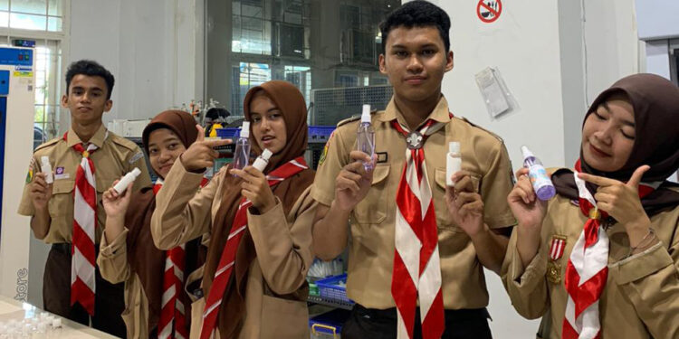 SAKA POM Aceh Bergerak: Hadirkan Antiseptik dan Lotion Anti Nyamuk untuk Aksi Peduli Bencana