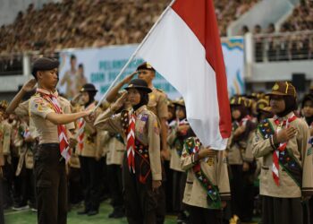 Tutup Tahun 2025 Kwarcab Purbalingga Lantik 3.646 Pramuka Garuda Baru