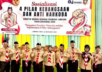 Kwarda Lampung Gelar Sosialisasi 4 Pilar Kebangsaan Dan Anti Narkoba Di Lampung Timur