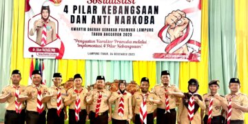Kwarda Lampung Gelar Sosialisasi 4 Pilar Kebangsaan Dan Anti Narkoba Di Lampung Timur