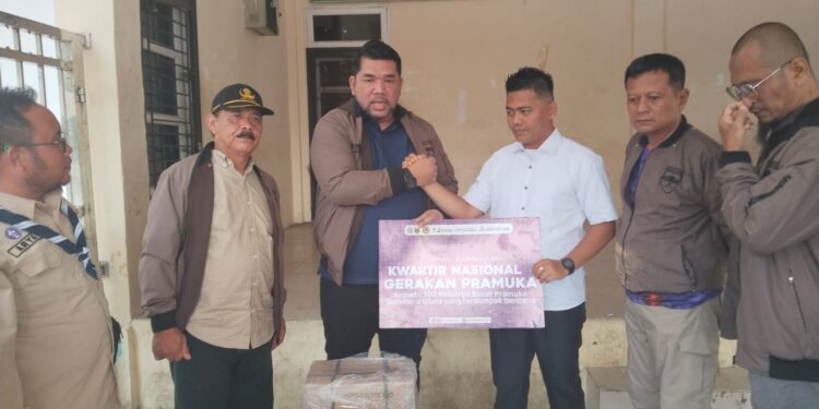 Ketua Kwarda Sumatera Utara Antar Langsung Bantuan Untuk Korban Banjir dan Longsor di Empat Daerah
