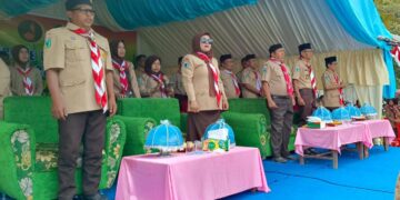 Tanamkan Rasa Cinta Tanah Air, Satuan Komunitas (SAKO) KKM Madrasah Kwarcab Sigi Gelar Jambore Madrasah Tsanawiyah