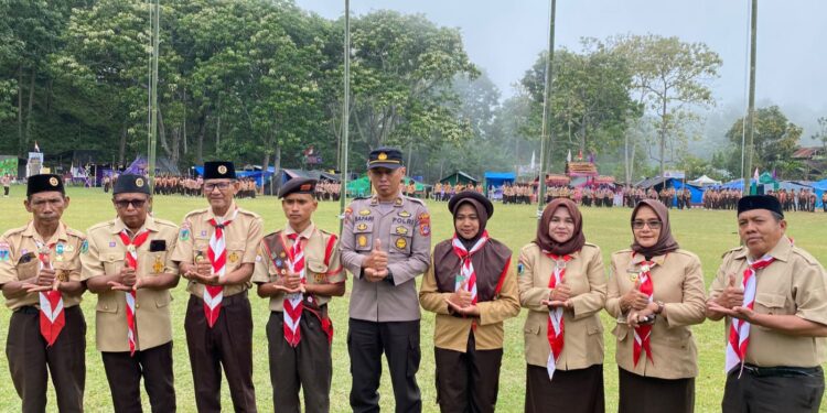 Tanamkan Rasa Cinta Tanah Air, Satuan Komunitas (SAKO) KKM Madrasah Kwarcab Sigi Gelar Jambore Madrasah Tsanawiyah