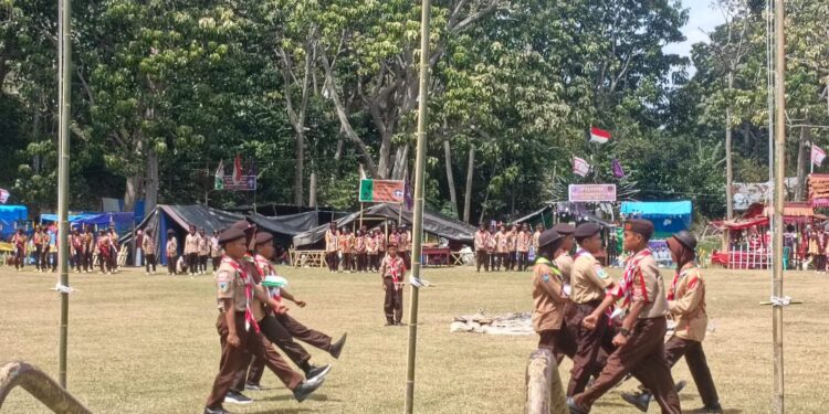Tanamkan Rasa Cinta Tanah Air, Satuan Komunitas (SAKO) KKM Madrasah Kwarcab Sigi Gelar Jambore Madrasah Tsanawiyah