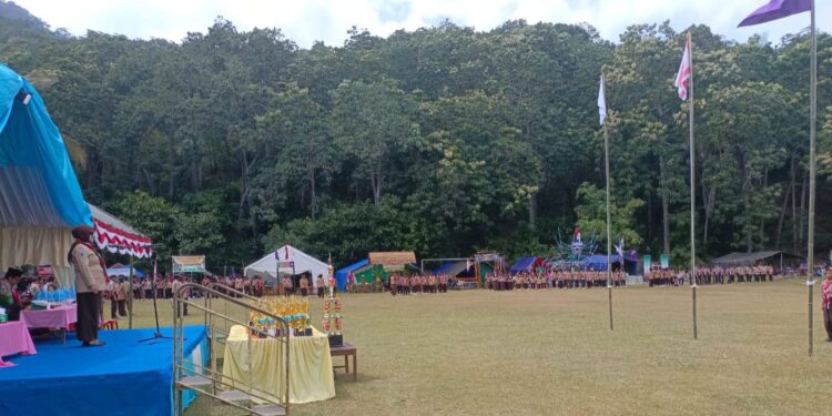 Tanamkan Rasa Cinta Tanah Air, Satuan Komunitas (SAKO) KKM Madrasah Kwarcab Sigi Gelar Jambore Madrasah Tsanawiyah