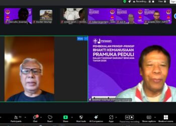 Kwarnas, RedR Indonesia, dan MPBI selenggarakan Pembekalan Prinsip-Prinsip Bakti Kemanusiaan Pramuka Peduli dalam Tanggap Darurat Bencana Bagi Relawan Pramuka Peduli