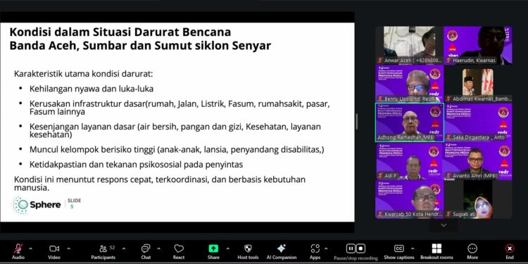 Kwarnas, RedR Indonesia, dan MPBI selenggarakan Pembekalan Prinsip-Prinsip Bakti Kemanusiaan Pramuka Peduli dalam Tanggap Darurat Bencana Bagi Relawan Pramuka Peduli