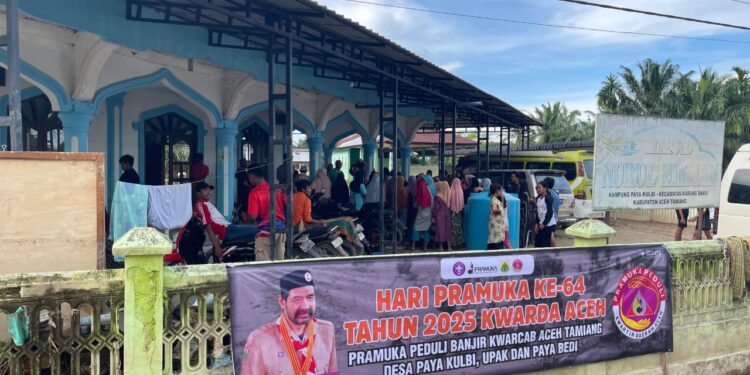 Pramuka Peduli Kwartir Daerah Aceh Salurkan Bantuan untuk Aceh Tamiang